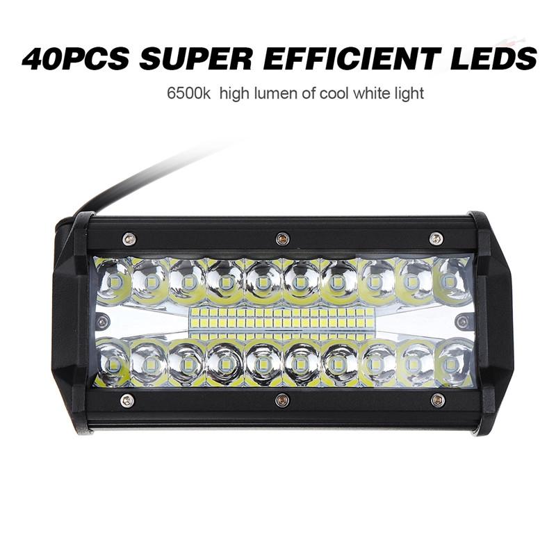 500W 4x4 SUV ATV 12V 24V DC 9~32V 7 Inches Combo Led Light Bars Spot Flood Beam Waterproof Work Driving Offroad Car Tractor Truck