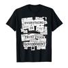 Everything Is Fine Trust Your Government Political Humor T-shirt For Men Women 100% Cotton T Shirts Short Sleeve Tops 0306-1 ...