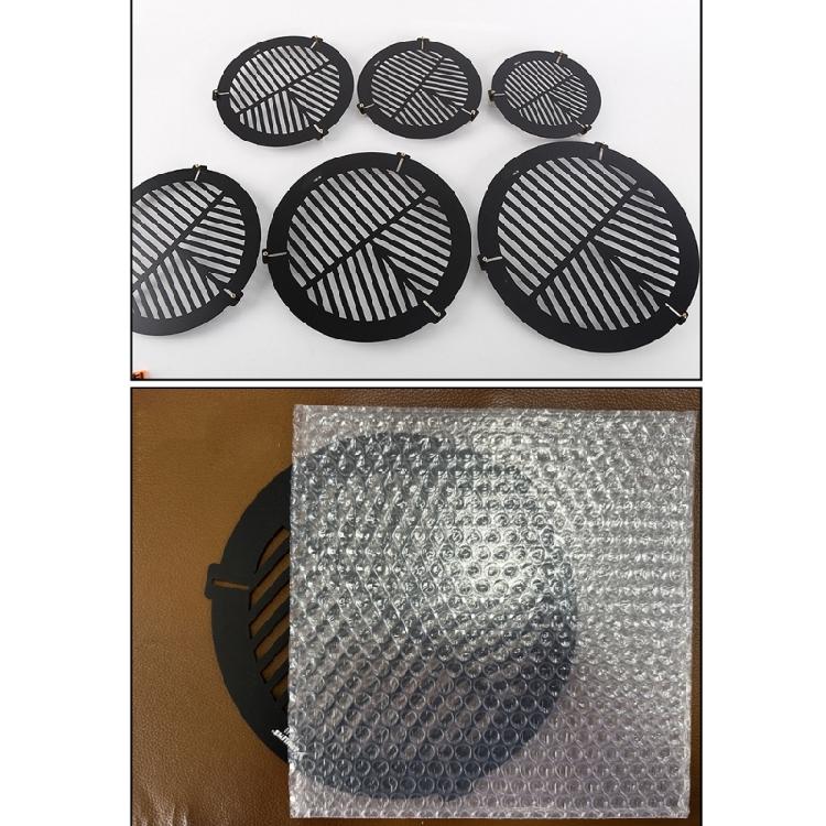 Leghe di Alluminio Maschera di Bahtinov Messa a Fuoco Piastra a Spina di Pesce 60/80/100/140/200/270mm Accessori Astronomici Piastra Metallica a Spina di Pesce
