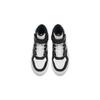 Anta Kids Round Toe Lace-Up Shock Absorbing Wear-Resistant High-Top Kids Skate Shoes Kids Skate Shoes White Gray 312348006-1
