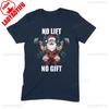Santa Christmas Bodybuilder  Workout Holiday TShirt Funny Xmas Fitness Santa Claus Graphic Tees Men Casual Cotton Tops