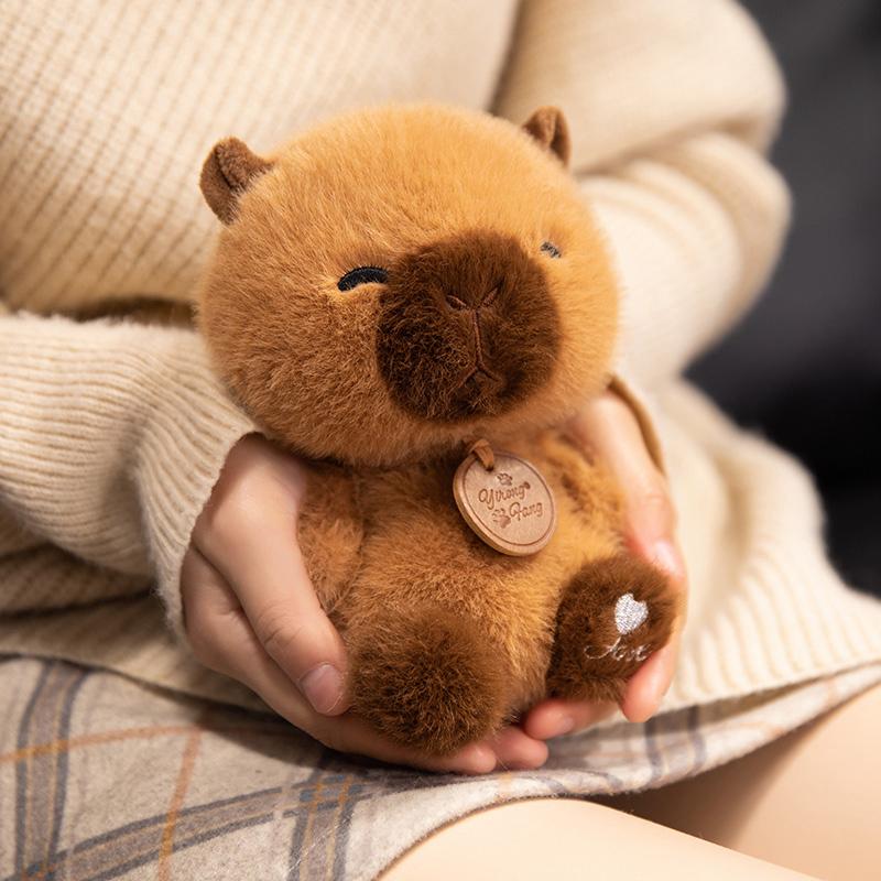 Cute Sitting Animals Dino Red Panda Fox Sloth Cat Soft Material Plush Dolls Stuffed Capybara Pig Plushie Play kits Gifts