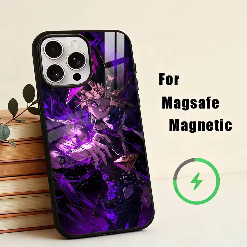 Game Y-Yu-Gi-Oh Phone Case For iPhone17,16,15,14,13,12,11 Plus,Pro Magnetic For Magsafe Wireless Charging