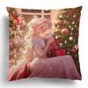 Christmas Decoration Kawaii Disney Elsa Princess Decorative Pillowcase Living Room Cushion Cover Room Decoration Christmas Gift