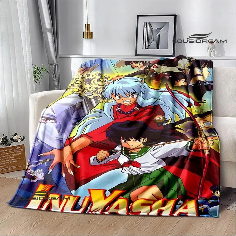 3D Inuyasha Cartoon Printed blankets Picnic blanket Warm Flannel blankets Home bed linings blankets for beds Birthday Gift
