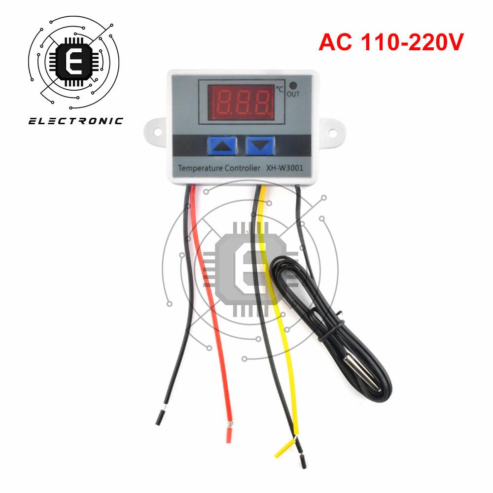 W3001 W3002 LED Digital Control Temperature Microcomputer Thermostat Switch Thermometer New Thermoregulator 12/24/110V/220V