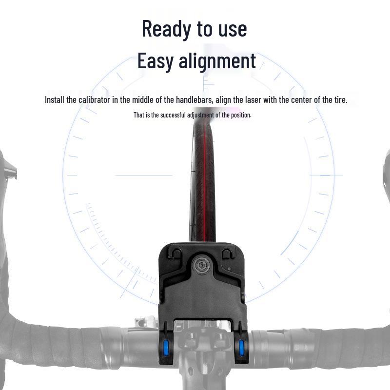 Bicycle Laser Calibrator: Durable ABS Silicone Tire Alignment Tool for Mountain and Road Bikes