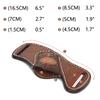 TOURBON Knife Case Leather Petty Knife Sheath Folding Knife Cover Leather Case Knife Case Holster Left Hand Right Hand Belt-worn Electrician's