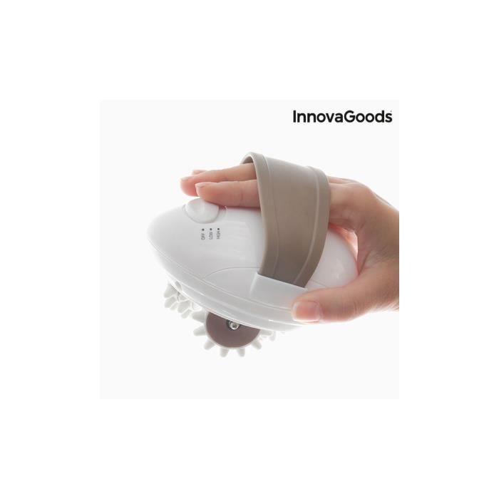Masseur Anticellulite - InnovaGoods - V0100511 - Ergonomique - 2 Vitesses - Blanc