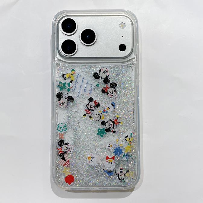 

Creative Shin-chan & Mickey Minnie Flowing Sand iPhone 16/17 Case - Cartoon Style 14