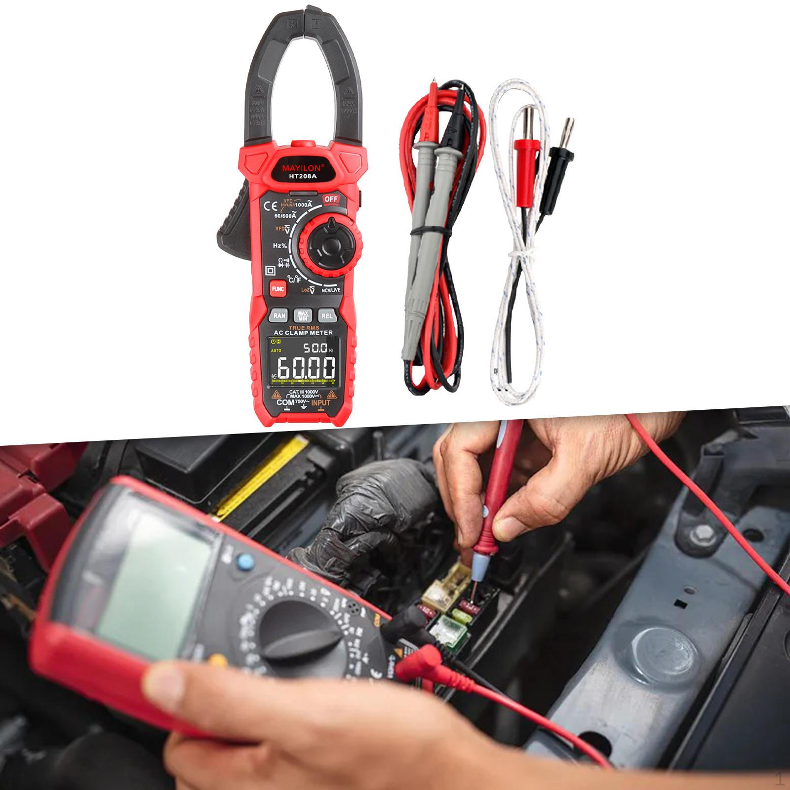 

Удосконалений цифровий мультиметр для вимірювання напруги, опору та струму HT208A