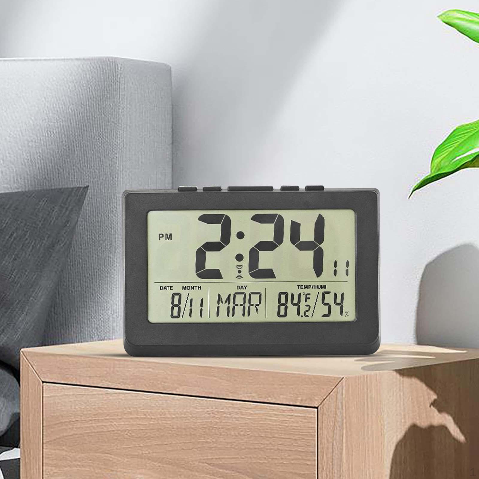 Digital Clock Time Week Date Fashion for Living Room Decorations