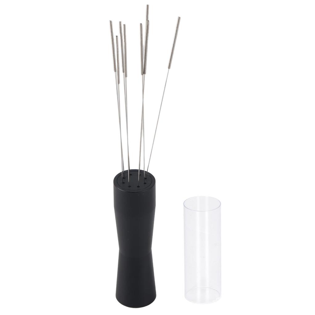 Professional Needle Distributor Portable Coffee Stirrer Coffee Powder Stirring ToolBlack