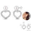 Ladies Sweet 925 Silver Ocean Star Flower Butterfly Design Trendy Earrings Birthday Commemoration Day Fine Sweetheart Jewelry