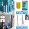 Toilet Brush Replacement Head With Antibacterial Bristles For Bathroom Cleaning