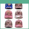Lilo Stitch Kids Sun Hat With Polyester Fabric For Windproof And Uv Blocking
