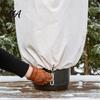 Frost Blanket for Outdoor Plants Plant Cover Freeze Protection, Drawstring Tree with Zipper, Winter Small Cold Weather Jacket Plants, Shrubs,
