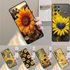 Beautiful Yellow Sunflower Soft Phone Case for Samsung Galaxy Note 10 Pro S26 Ultra S23 S24 FE S25 S21 S22 PLUS Shockproof Cove