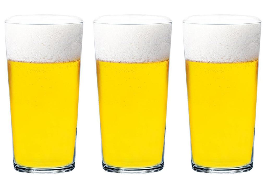 Toyo Sasaki Glass Tumbler, Usurai (Thin Ice), 370ml, Made in Japan, Dishwasher Safe, B-21112CS, Set of 3