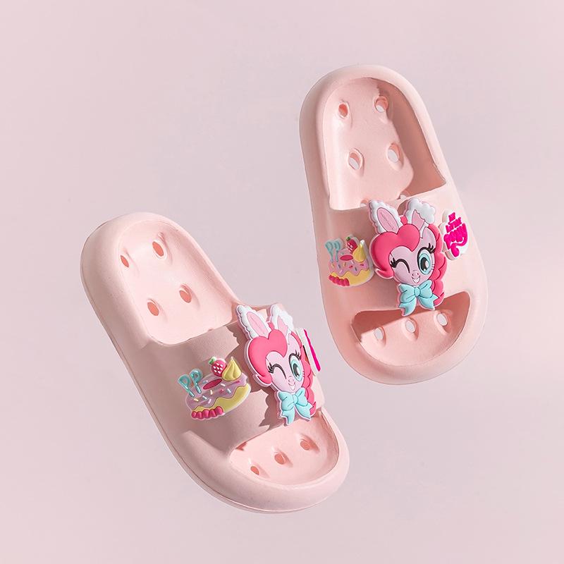 My Little Pony Girls' Summer Flip-Flops: Non-Slip, Outdoor & Bathroom Sandals