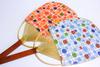 Marugame Uchiwa Dot Lattice Red Polka Dot Bamboo Fan Made with Kyoto Washi Paper Made in Japan [5 Sense] (Polka Pattern)