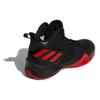 Adidas Explosive Flash Comfortable Slip Resistant Abrasion Resistant Mid top Vintage Basketball Shoes Men's Black Red B43614
