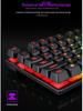 T-WOLF T20 Thunderwolf Backlit Gaming Keyboard - Wired, Multilingual (Arabic, Spanish, Russian).