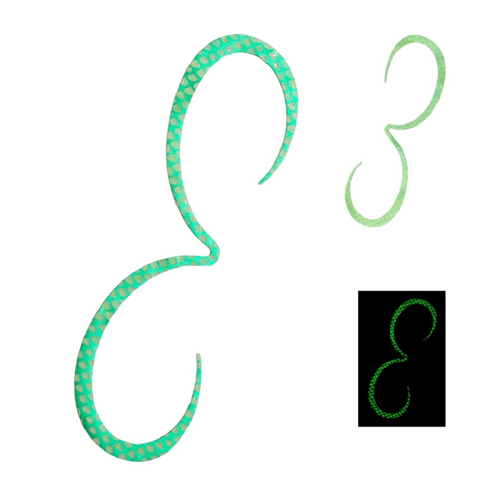 

SHIMANO Tairaba Tie Engetsu Strong Curly 006 Chart Glow 135mm Sea Bream Lure Parts