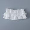 Ruffle Trim Lace Collar White Black Wrist Cuffs Clothing Accessory Fake Cuffs  Daily Outfit