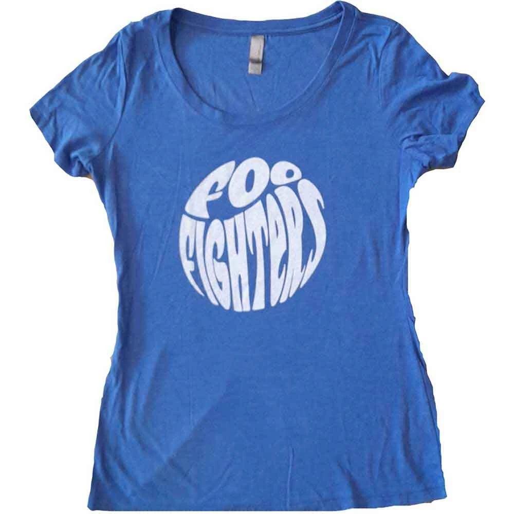 Foo Fighters Ladies T-Shirt: 70s Logo (Ex-Tour) (Medium) 4XL