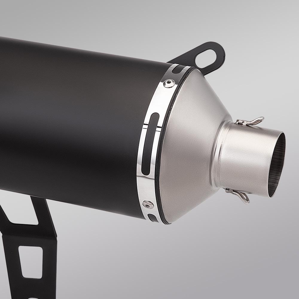 Lifan 368G Motorbike Exhaust System: Stainless Steel Front & Rear Muffler