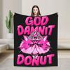 Dungeon Crawler Carl Princess Donut Blanket Winter  Cozy Throw Blanket For Adults Child Bedroom Flannel Bedspread Bed Cover
