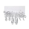 New European and American style bowknot earring and stud set A set of stylish and sophisticated earrings with a unique design