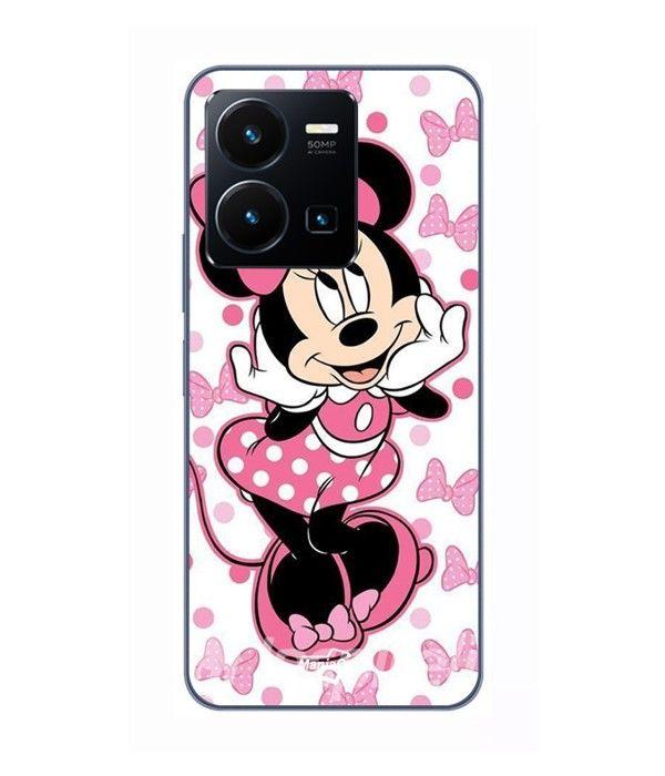 Coque Pour Vivo Y35 4G Minnie Mouse rose Disney Cartoon Maniacase