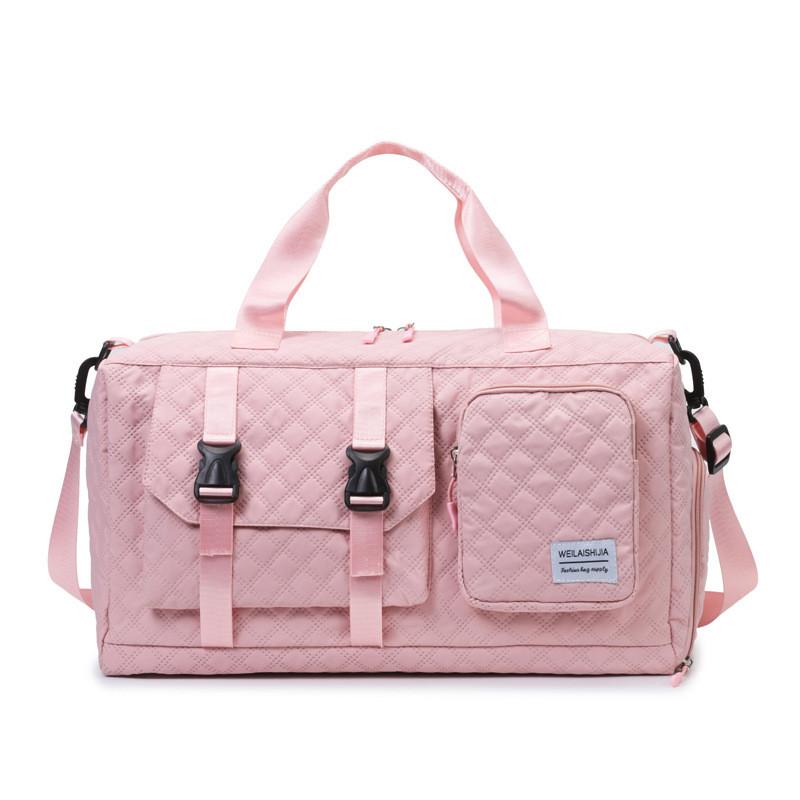Ielgy Travel Bag Large-Capacity Multifunctional One-Shoulder Sports Gym Bag Simple Portable Messenger Bag