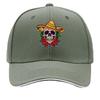 Mexican Sugar Skull Wall Art With Roses Cactus Sombrero Hip Hop hat Fashion Outdoor Sports Sandwich Baseball Cap