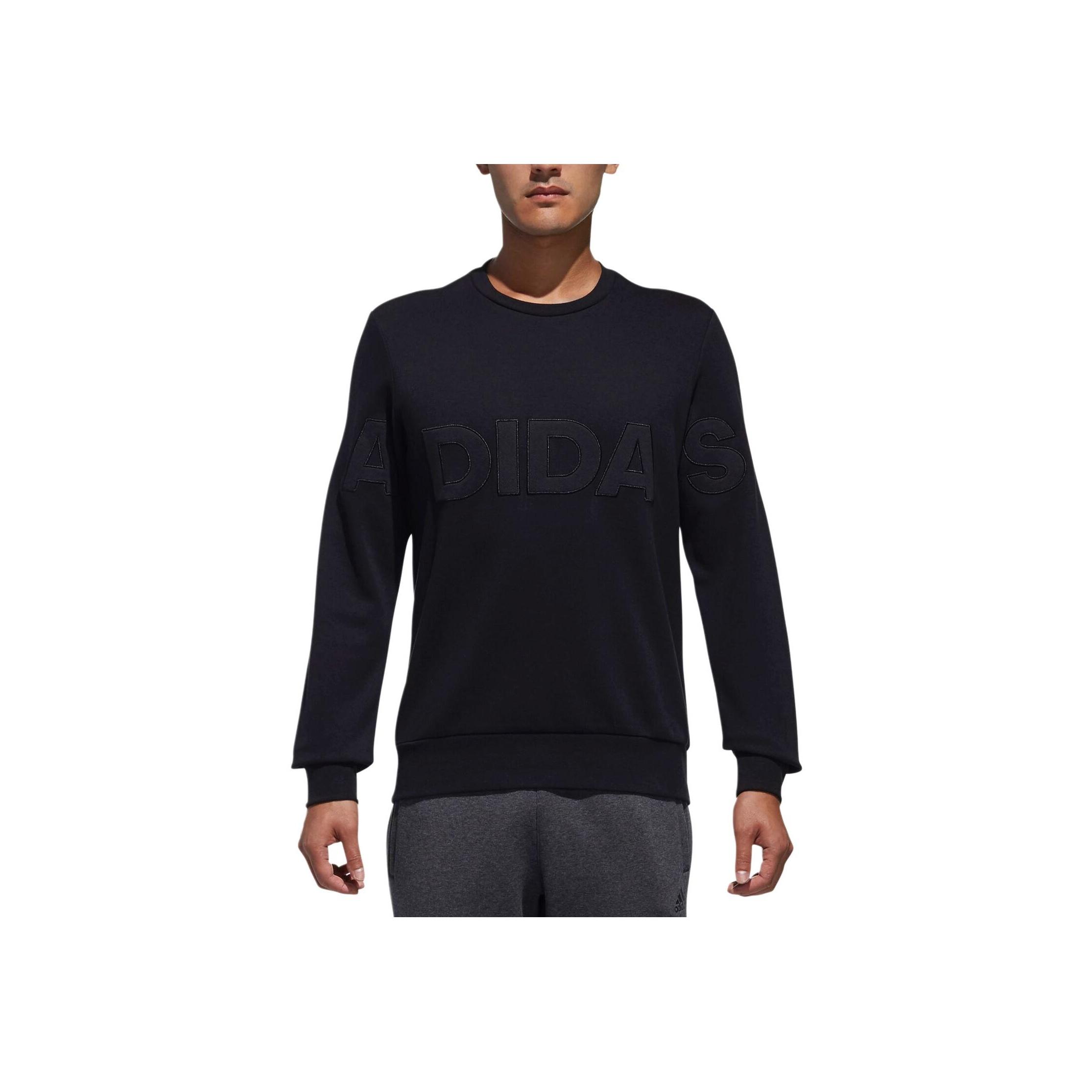 Adidas EI GFX CS Свитшот с длинным рукавом и круглым вырезом Мужской свитшот Черный DT2479 XXL