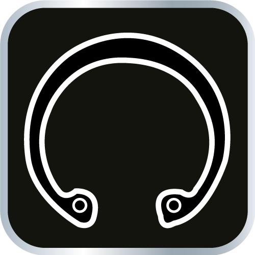 Mini circlip pliers set