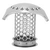 Anti Clog Sink Drain Strainer 304 Stainless Steel Drain Pipe Hair Catcher Drainage Protector(L )