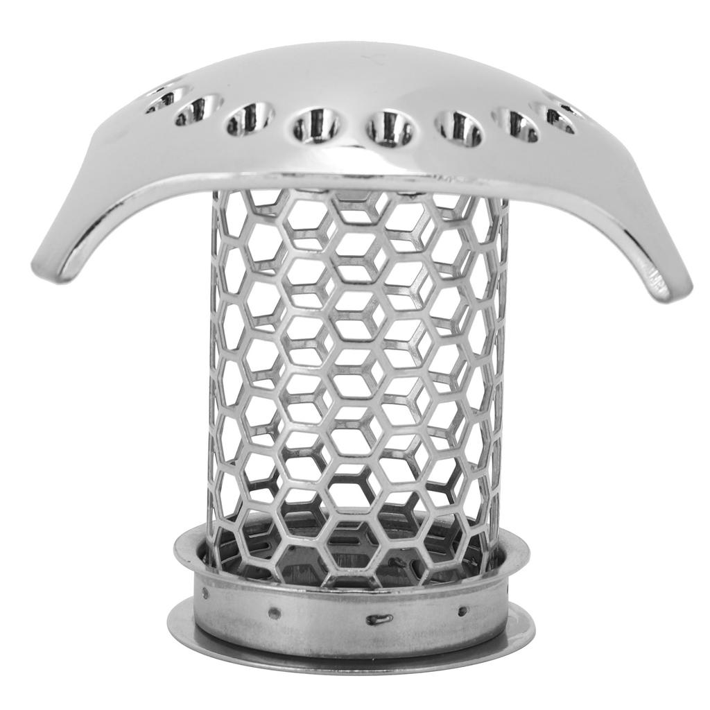 Anti Clog Sink Drain Strainer 304 Stainless Steel Drain Pipe Hair Catcher Drainage Protector(L )