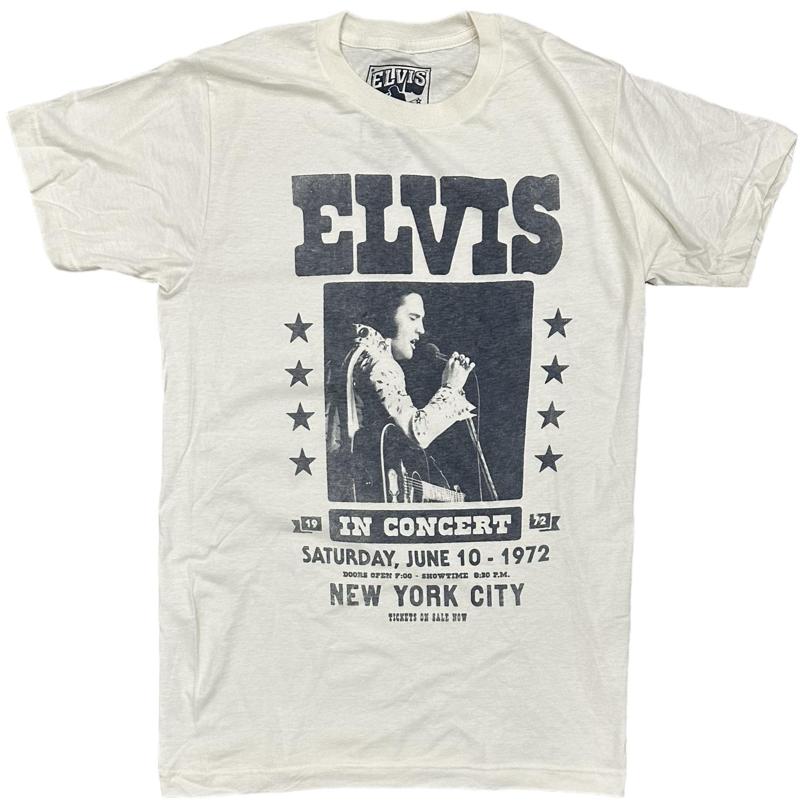 Elvis Presley Men Official Merchandise In Concert 1972 Vintage Tee T-shirt M