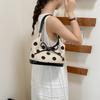 Tendance Mode Sac à Bandoulière à Pois pour Femme, Sac Simple sous le Bras, Sac pour Téléphone Grande Capacité