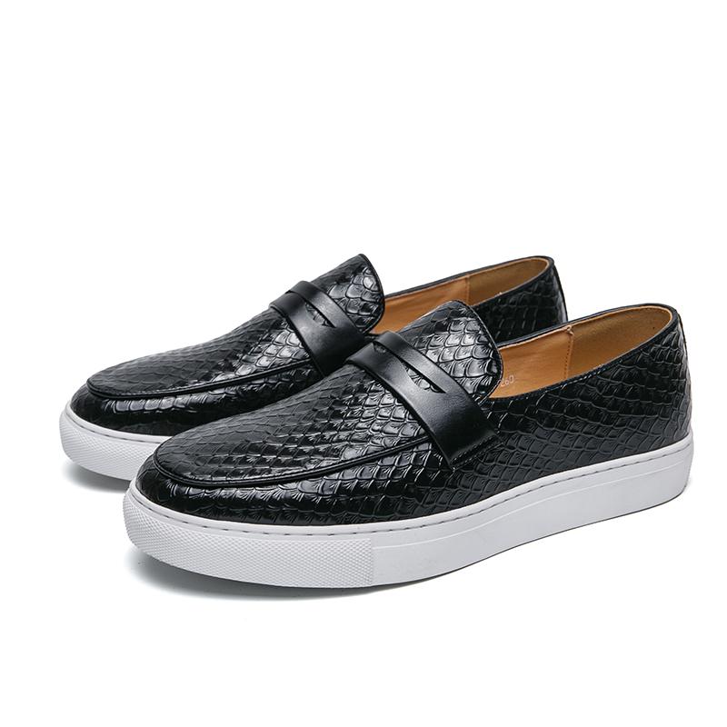 Fashion Leather Shoes Formal Personality Design Tenis Men De Hombre Moccasins Tenis Caballero Designer sneakers Fashion Dress