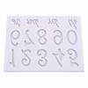 Grey Number Letter Mold Silicone Clay Epoxy Resin Mold Cake Decorating Mold  Resin DIY
