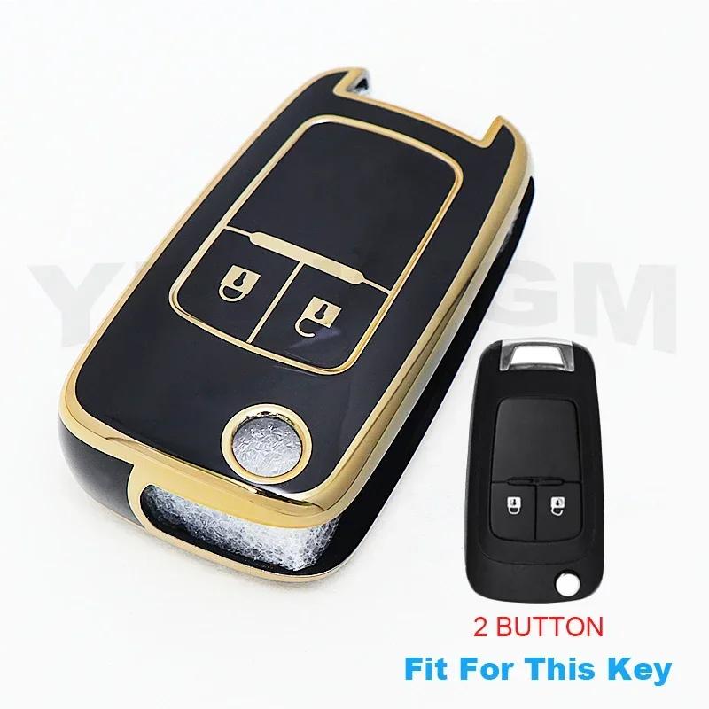 Husă TPU Smart Key Pentru Cheie Auto Chevrolet Fob pentru Chevrolet Chevy Cruze Malibu Camaro Aveo Equinox Impala Sonic 2 3 4 5 Butoane