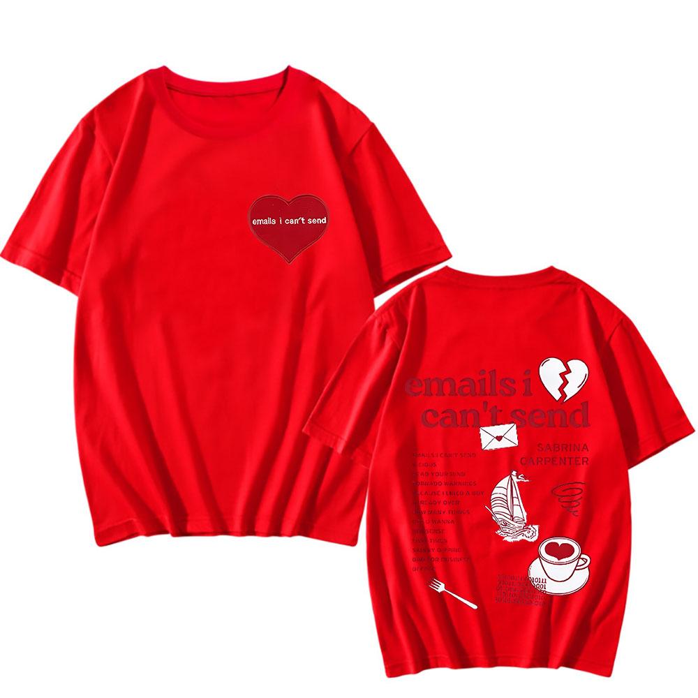 Vintage Sabrina Carpenter T-Shirt Sommer O-Ausschnitt Weich Thirt Shirt Femme Grunge Kleidung Lässiges T-Shirt Sudaderas Mode Tops