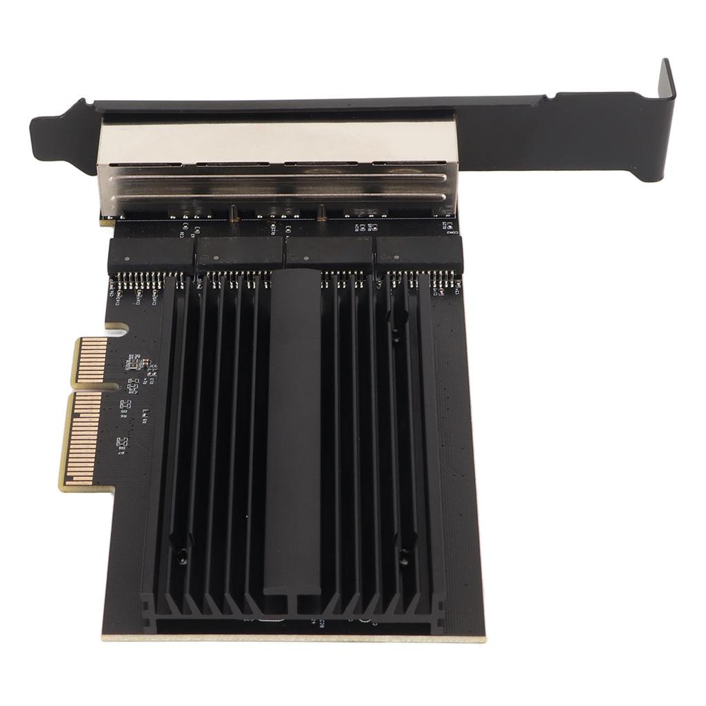 4 Port RJ45 Gigabit Ethernet Card 10100100025000 Mbps PCIE Network Interface Card for Gaming