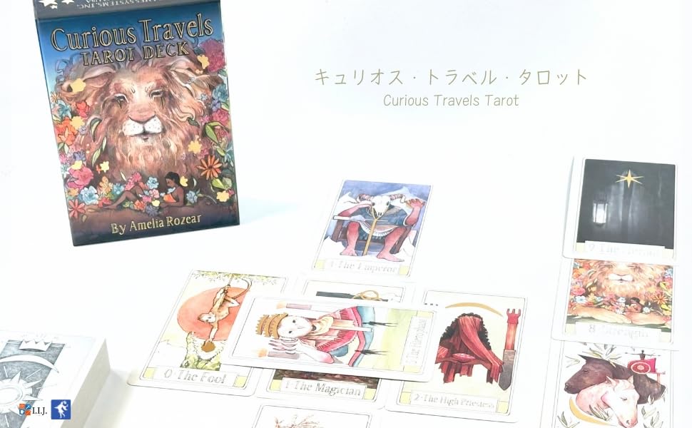 I.I.J Curious Travels Tarot, Waite Edition, Tarot Reading, with Japanese Instructions, Authentic