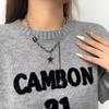 Gothic Punk Black Color Star Pendant Tassel Necklace Suitable For Men And Women Hip-hop Creative Daily Jewelry Gifts