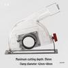 100 Angle Grinder Dust Extraction Hood: Multifunctional Dustless Saw Groover Protective Cover Set